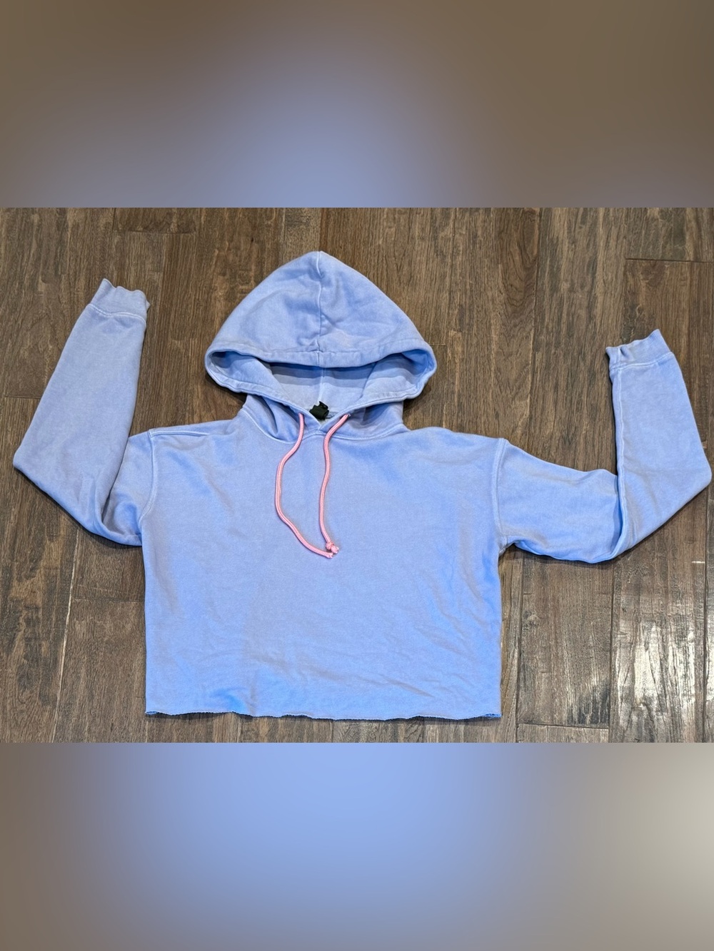 Women’s size XS Wild Fable cropped periwinkle hoodie - Picture 1 of 1